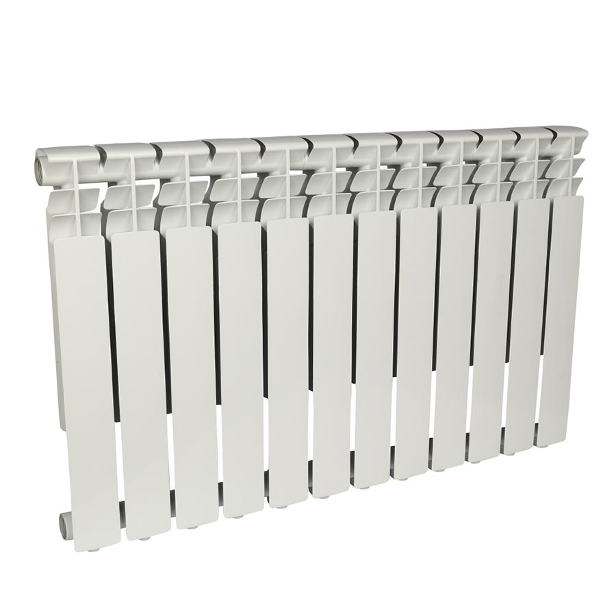 Радиатор алюминиевый секционный, настенный, Optima 500, 568×924×78, 12 секции, боковое подключение