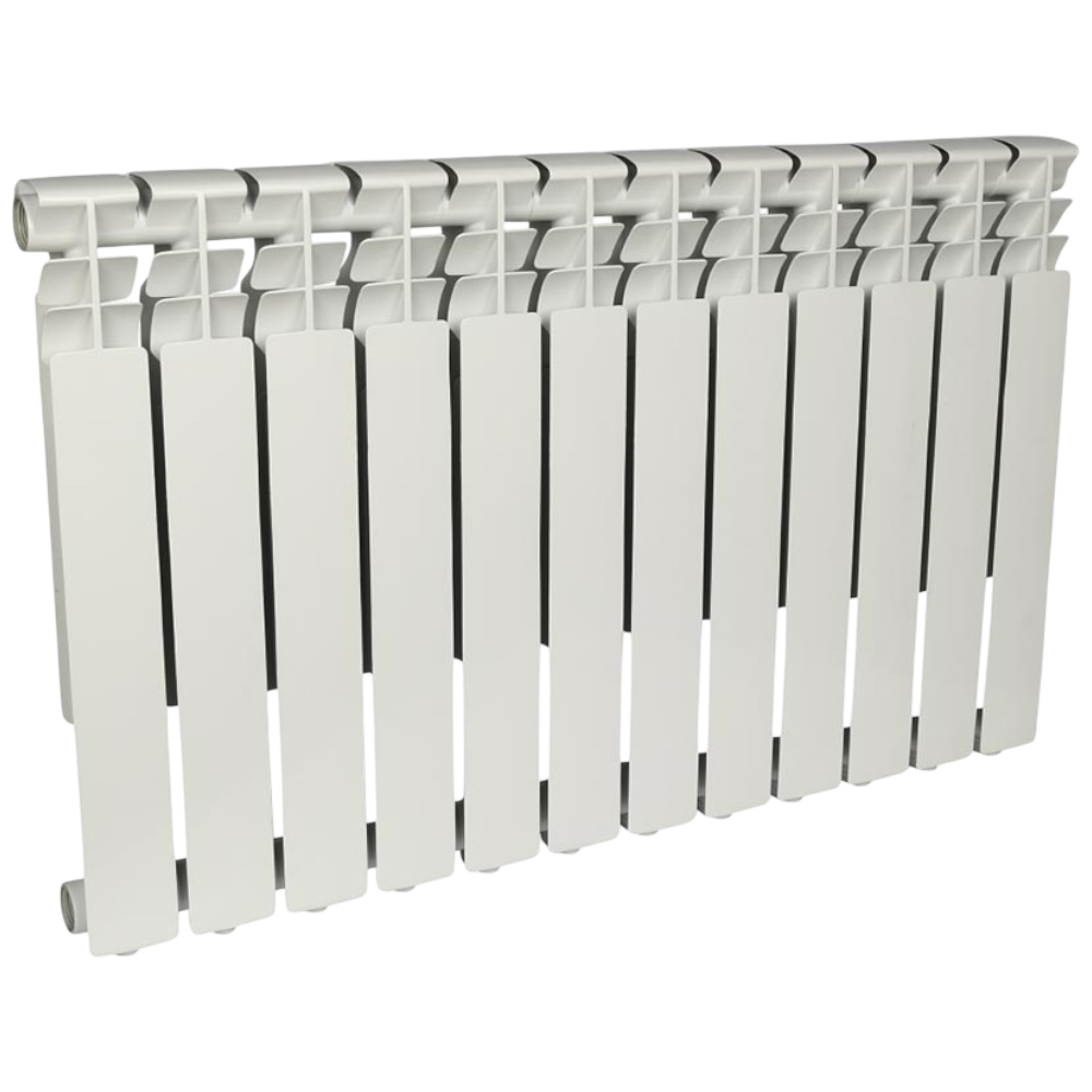 Радиатор алюминиевый секционный, настенный, Optima 500, 568×924×78, 12 секции, боковое подключение