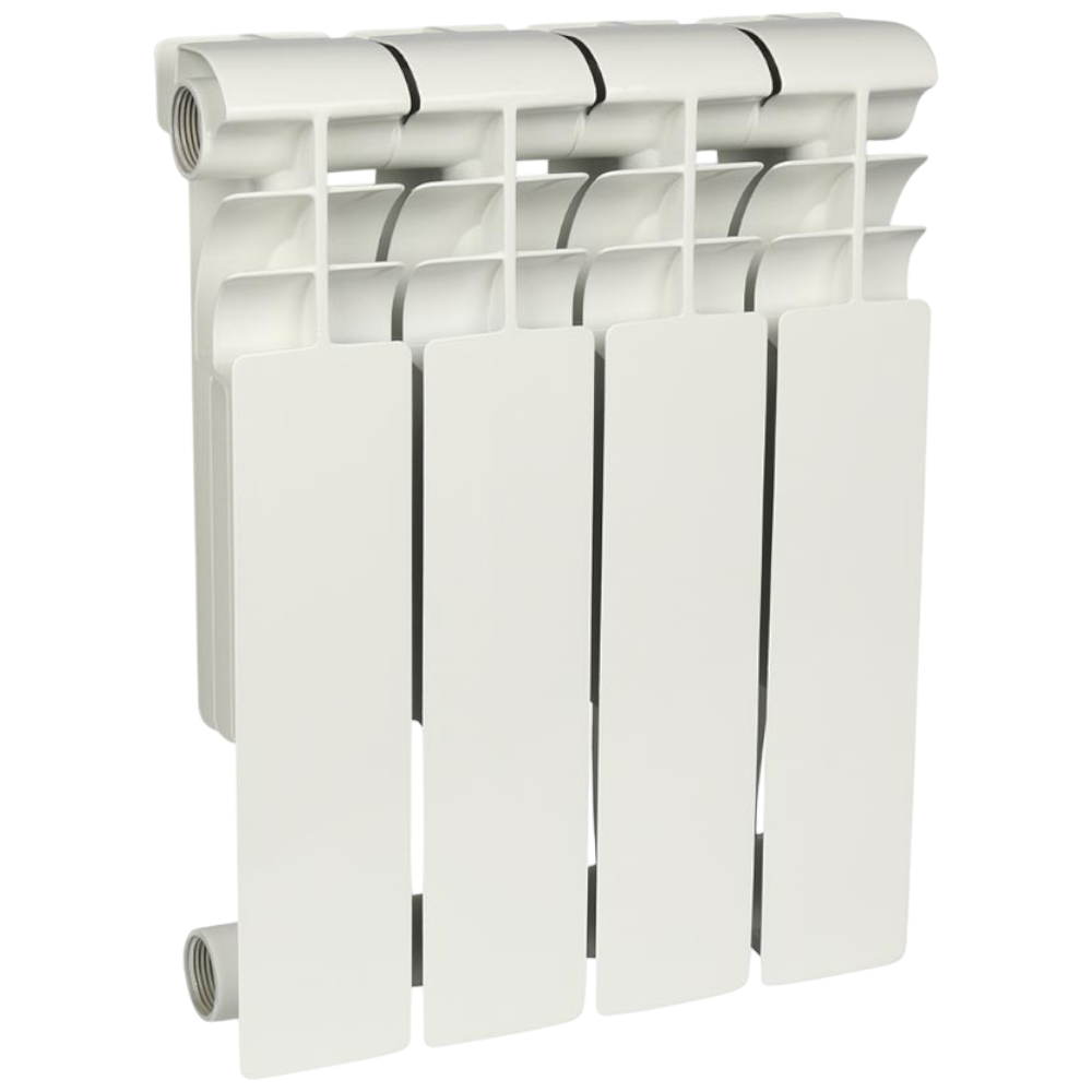 Радиатор алюминиевый секционный, настенный, Profi 350, 428×320×80, 4 секции, боковое подключение