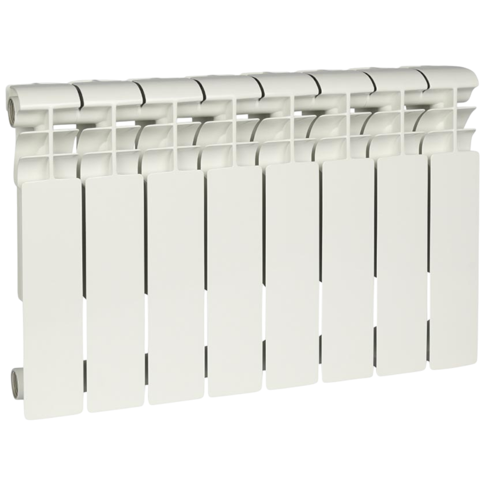 Радиатор алюминиевый секционный, настенный, Profi 350, 428×640×80, 8 секции, боковое подключение