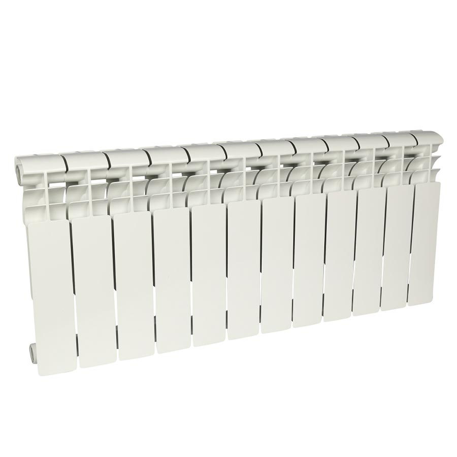 Радиатор алюминиевый секционный, настенный, Profi 350, 428×960×80, 12 секции, боковое подключение