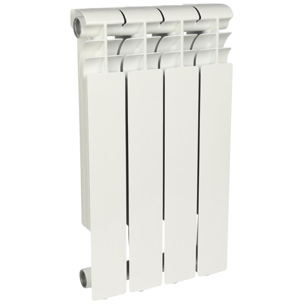 Радиатор алюминиевый секционный, настенный, Profi 500, 576×320×80, 4 секции, боковое подключение