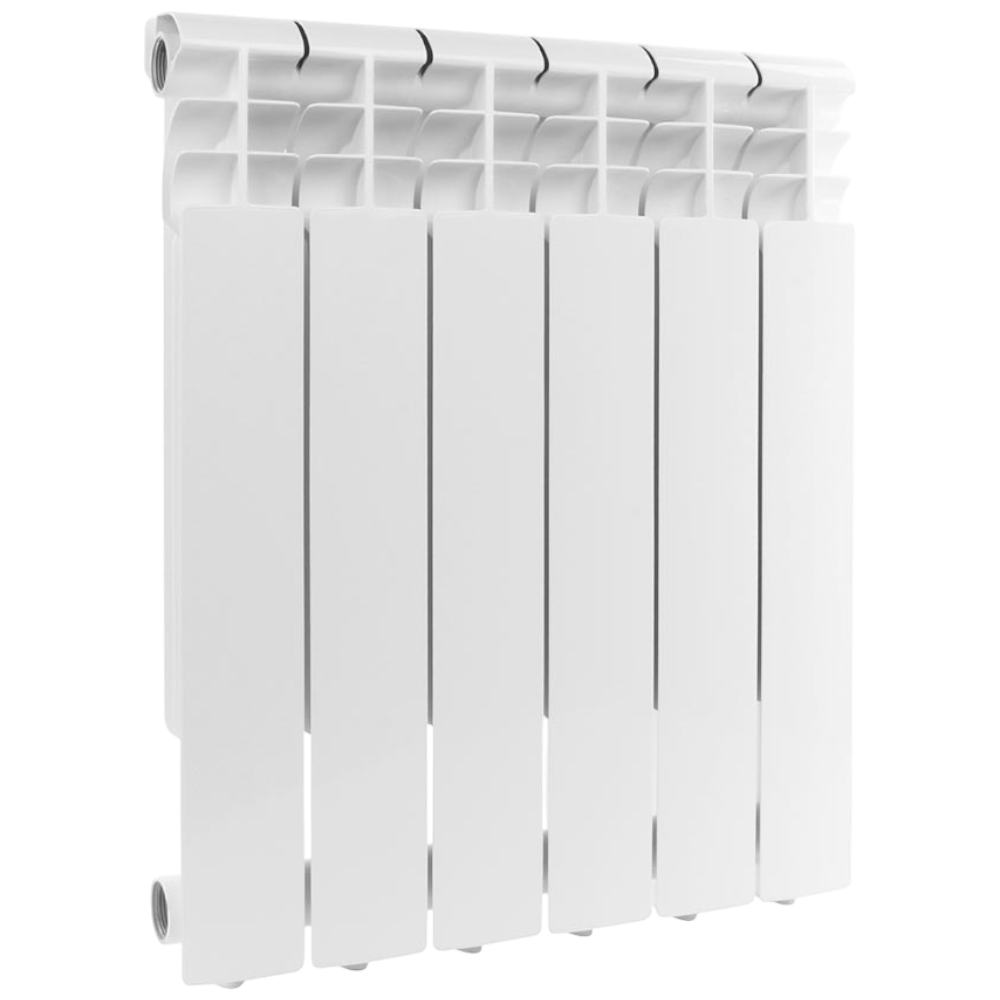 Радиатор алюминиевый секционный, настенный, Profi 500, 576×480×80, 6 секции, боковое подключение