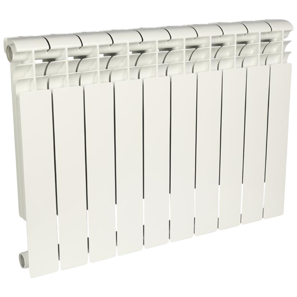 Радиатор алюминиевый секционный, настенный, Profi 500, 576×800×80, 10 секции, боковое подключение