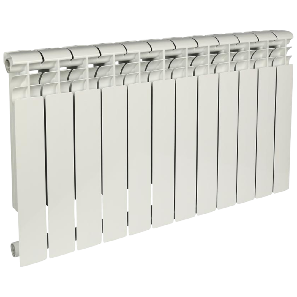 Радиатор алюминиевый секционный, настенный, Profi 500, 576×960×80, 12 секции, боковое подключение