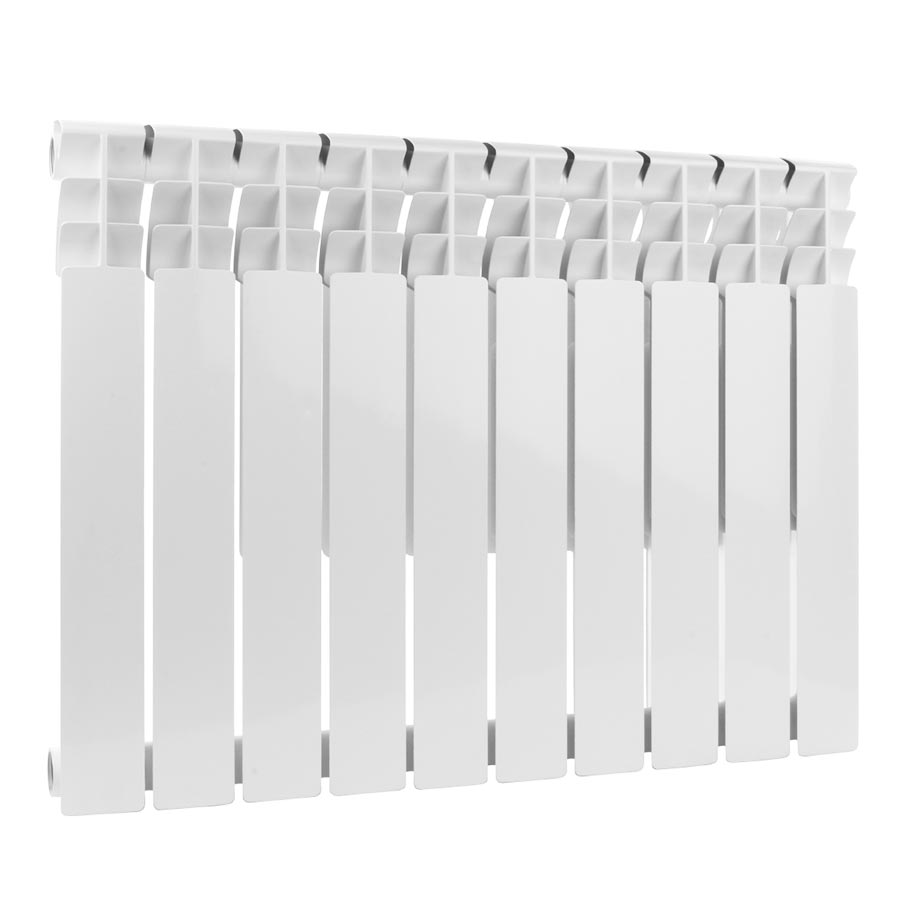 Радиатор биметаллический секционный, настенный, Optima Bm 500, 560×770×78, 10 секции, боковое подключение