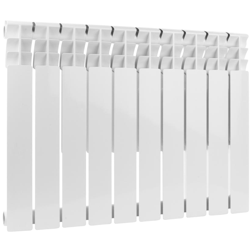 Радиатор биметаллический секционный, настенный, Optima Bm 500, 560×770×78, 10 секции, боковое подключение