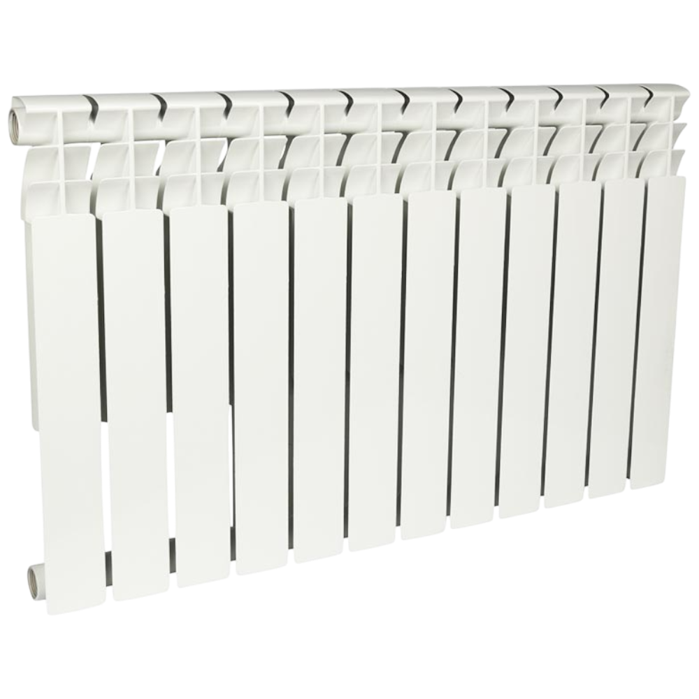 Радиатор биметаллический секционный, настенный, Optima Bm 500, 560×924×78, 12 секции, боковое подключение