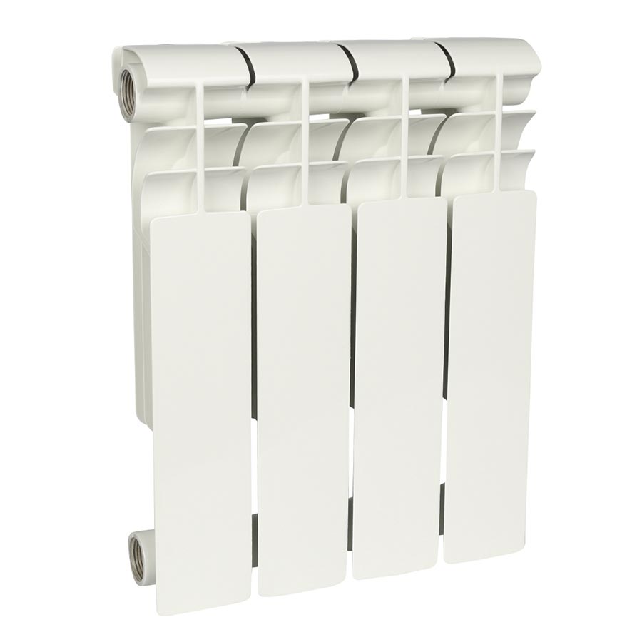 Радиатор биметаллический секционный, настенный, Profi Bm 350, 418×320×80, 4 секции, боковое подключение