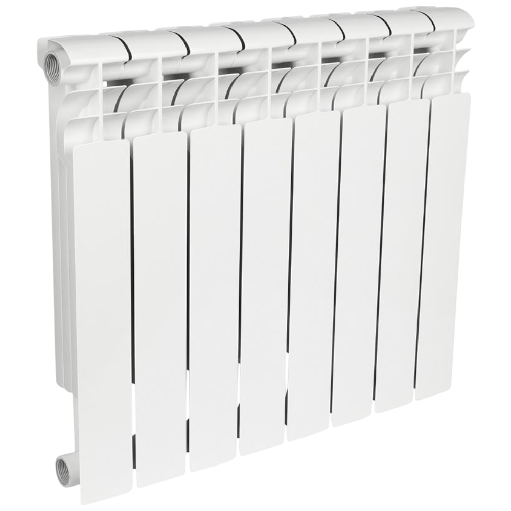 Радиатор биметаллический секционный, настенный, Profi Bm 500, 567×640×80, 8 секции, боковое подключение