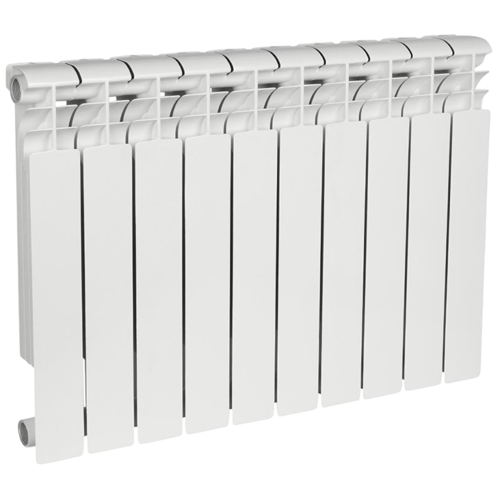 Радиатор биметаллический секционный, настенный, Profi Bm 500, 567×800×80, 10 секции, боковое подключение