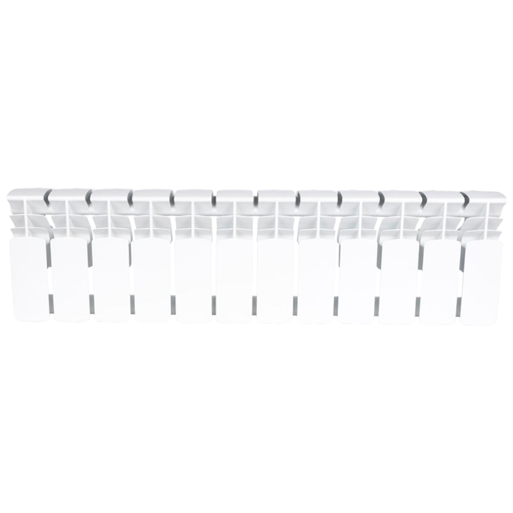 Радиатор биметаллический секционный, настенный, Plus Bm 200, 256×948×96, 12 секции, боковое подключение