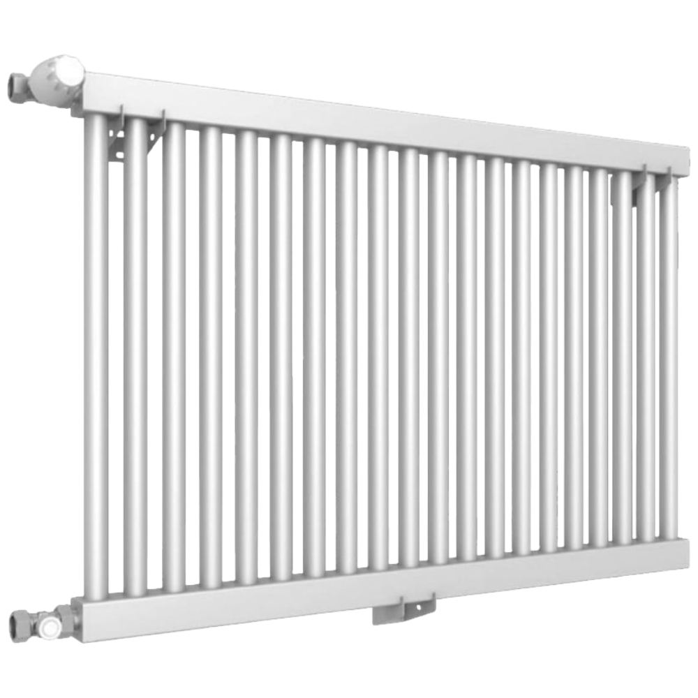 Радиатор стальной трубчатый, настенный, RST, 940×617×40, 15 секций, подключение нижнее справа